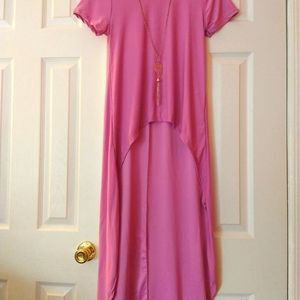 High Low Blouse With Necklace!